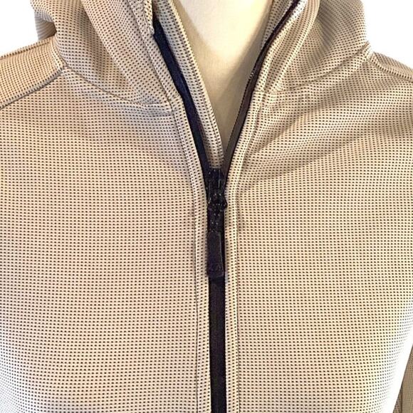 Gap Fit Optic White/Black Full-Zip Soft-Lined Hoodie Jacket Women's Medium - Picture 5 of 8